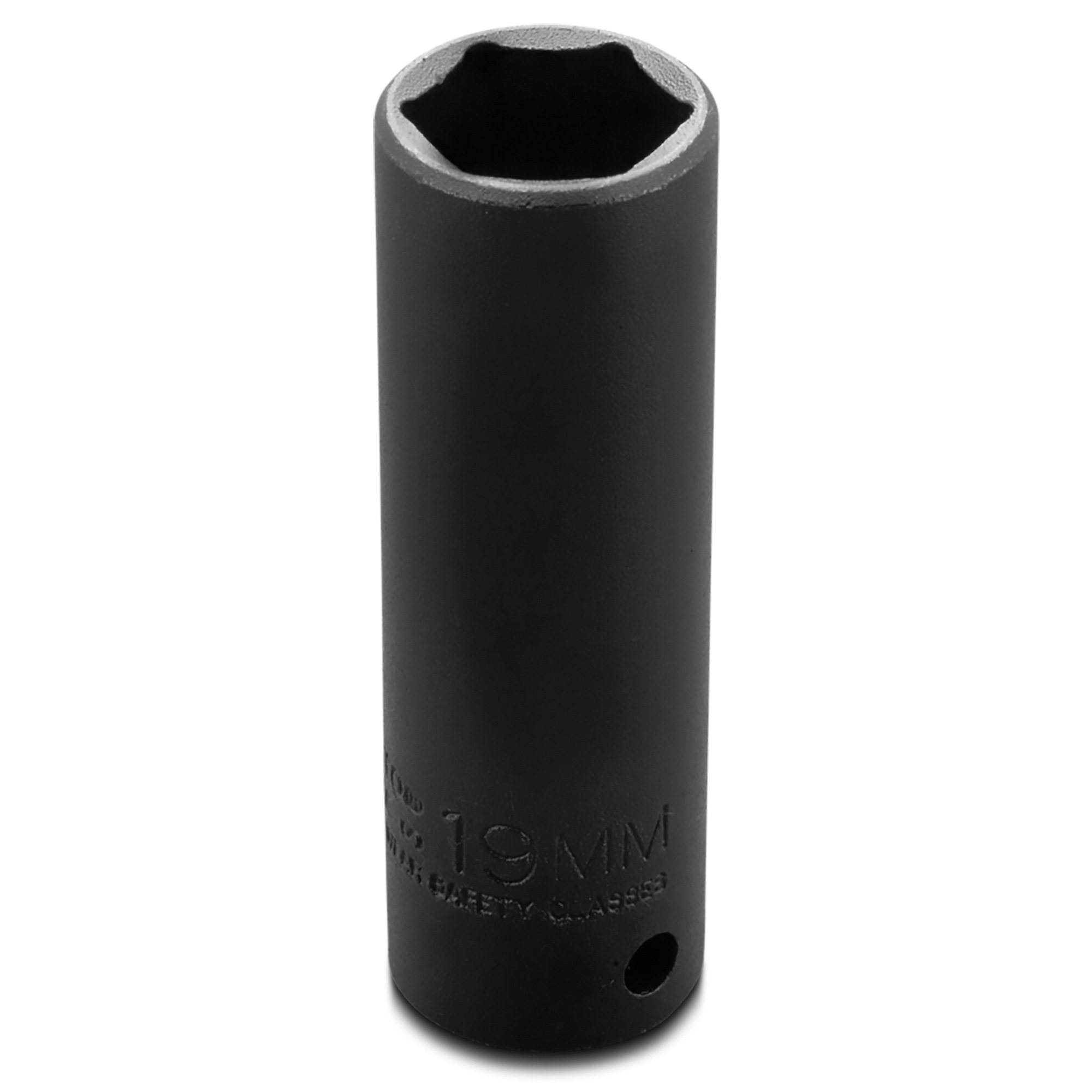 Proto 1/2in. Drive, 5/8in. SAE Thin Wall Deep Impact Socket, 6-Point, Black Oxide, Model# J7320HT